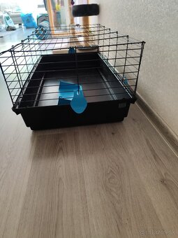 Predám klietku pre morča/králika s výbavou - 4