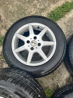 Peugeot Ford 4x108 alu disky + pneu Barum 195 65 r15 - 4