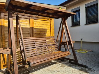 Záhradná hojdačka TEAK - 4