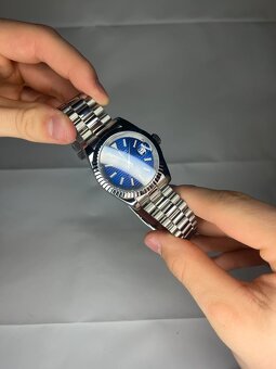 Seiko mod Datejust navy blue - 4