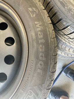 Zimne plechy 5x114,3 r16 so zimnymi pneu Matador 205/55 r16 - 4