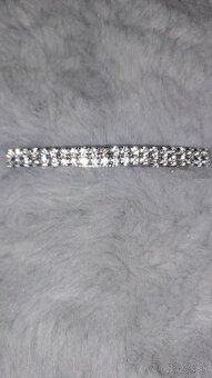 Set bižutérie korunka diadem náušnice  nahrdelnik opasok - 4
