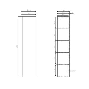 Umyvadlová skrinka s umývadlom - 4