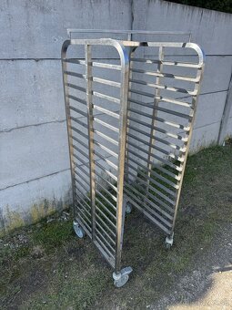 Nerezový prepravný vozík na plechy - 4