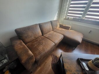 Kožená rohová sedačka - 4