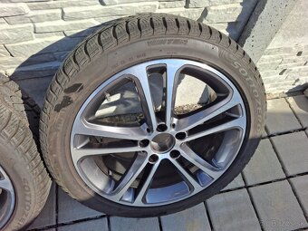 Alu disky 5x112 R18 Mercedes + 225/45 R18 zimné - 4
