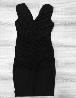 Čierne spoločenské šaty, veľkosť L - 4