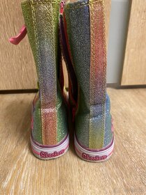 Trblietavé blikajúce topánky Skechers - 4