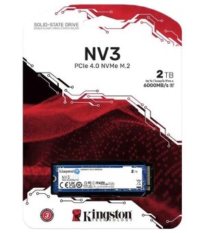 Kingston, Micron, WD 2TB, 1TB, 512GB - čítanie 6 600 MB/s - 4