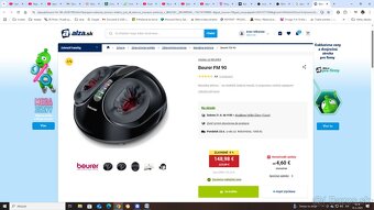 Predám masážny prístroj na nohy Beurer FM90 - 4