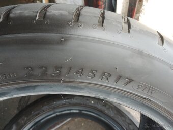 4x letné pneumatiky 225/45 r17 - 4