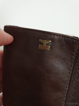 Tmavohnedé kožené čižmy 39 - 4