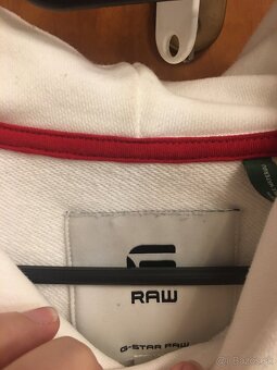 G-STAR RAW 100%original pánska mikinka white L - 4