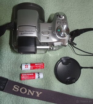 Predám digit. fotoaparát SONY DSC H1 na tužk. batérie - 4