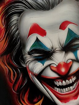 Originál akrylová maľba JOKER - 4