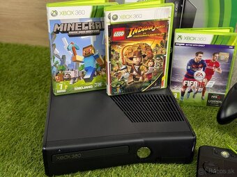 Xbox 360 Slim/E, 1 ovládač, 5 hier a tablet na kreslenie - 4