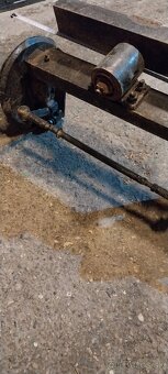 Predám prednú nápravu na malotraktor - 4