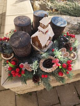 Adventný veniec vianočný - 4