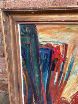 starý obraz abstrakt (veľký obraz ) - 4