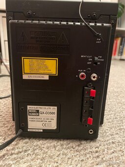 AKAI veža, cassette, cd player - 4