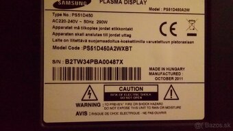 Samsung PS51D450A2W - 4
