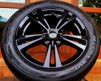 alu R17 5x114,3 senzory, letné pneu 215/55, Hyundai KONA - 4