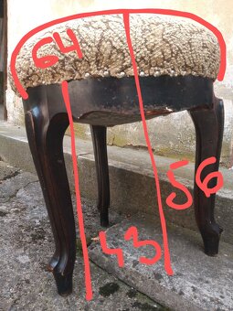 taburetka stare 2 ks - 4