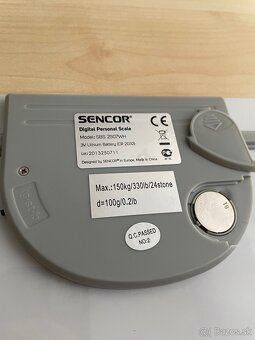 Sencor osobná váha– SBS 2507WH - 4