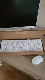 Predám HP klávesnicu s myškou, biele - 4