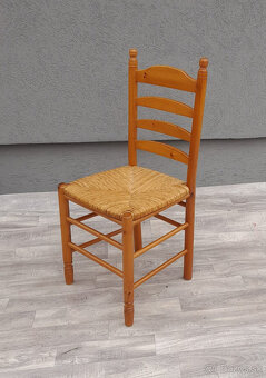 Set stoličiek s rebríkovými operadlami ( 4 ks ). - 4