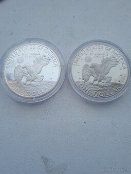 Strieborne dolare a mince USA. - 4