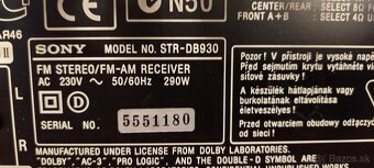 Predám receivery Sony a Denon - 4