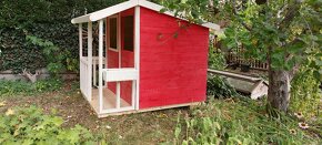 Detský drevený domček na záhradu 1,6 x 1,85 m - 4