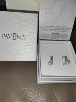 Náušnice s perlou Zn.Pavona - 4