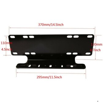 Držiak pod ŠPZ pre LED rampu - 4