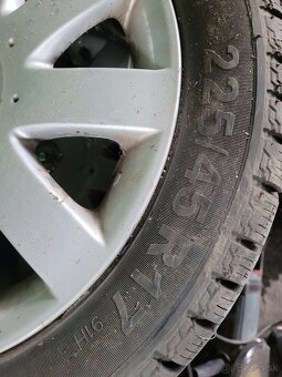 225/45 R17 zimné ako nové 8mmm - 4