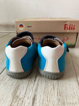 Predam nízke barefoot topánočky Filii leguan velcro velours - 4