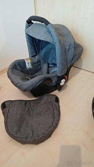 Detský kočík kombinovaný s vajíčkom - 4