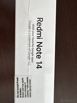 Novy, este zabaleny telefon Redmi Note 14 6GB RAM 128GB ROM - 4