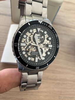 Fossil Skeleton – automatické hodinky s originálnou krabicou - 4