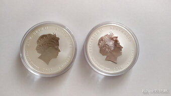 Lunárna séria II. 2012 drak a 2016 opica 1 oz farebné - 4