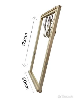 Jedinečný VINTAGE sušiak na bielizeň - 4