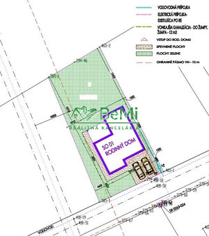 Sľažany - pozemok so stavebným povolením (549m2) ID 008 -14 - 4