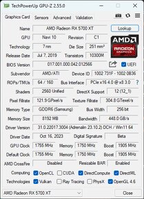 Predám AMD Radeon RX 5700XT - 4