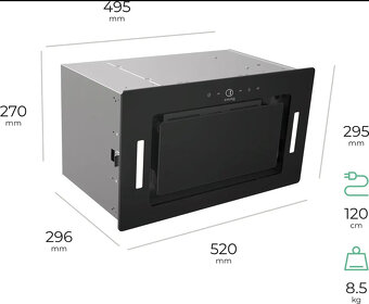 Úplne NOVÝ Vstavaný digestor Siguro HD-B550B Elegant Hood - 4
