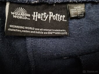 Sivé tepláky C&A 140, Harry Potter modre - 4