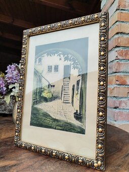 Starý obrázok, rám - 4