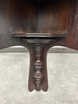 Presklená rohová skrinka - 4