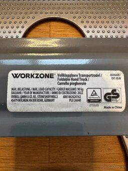 Rudla WORKZONE - nosnosť 90kg - 4