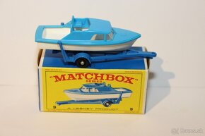 Matchbox RW Cabin cruiser and trailer - 4